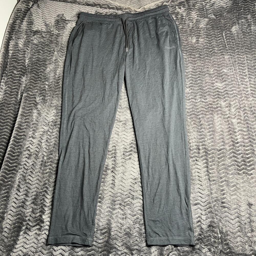 Bench Men's Grey Sweatpants stretch sweatpants Size Medium